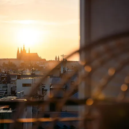 A/c Lux Rooftop 6br+3.5bath Wenceslas Square Apartament