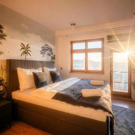 شقة A/c Lux Rooftop 6br+3.5bath Wenceslas Square براغ