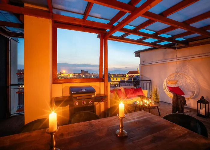 アパート A/c Lux Rooftop 6br+3.5bath Wenceslas Square *