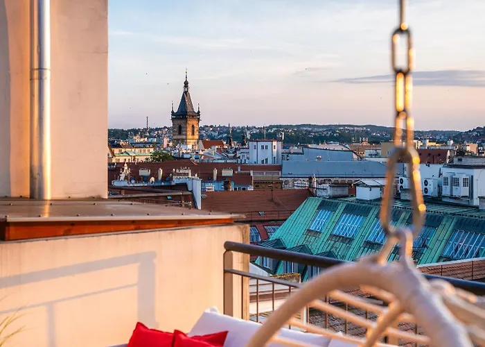 アパート A/c Lux Rooftop 6br+3.5bath Wenceslas Square プラハ