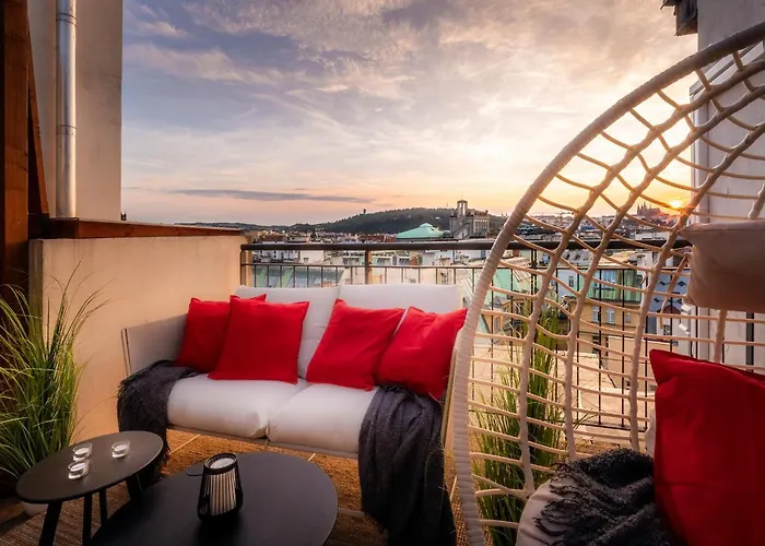 A/c Lux Rooftop 6br+3.5bath Wenceslas Square アパート プラハ