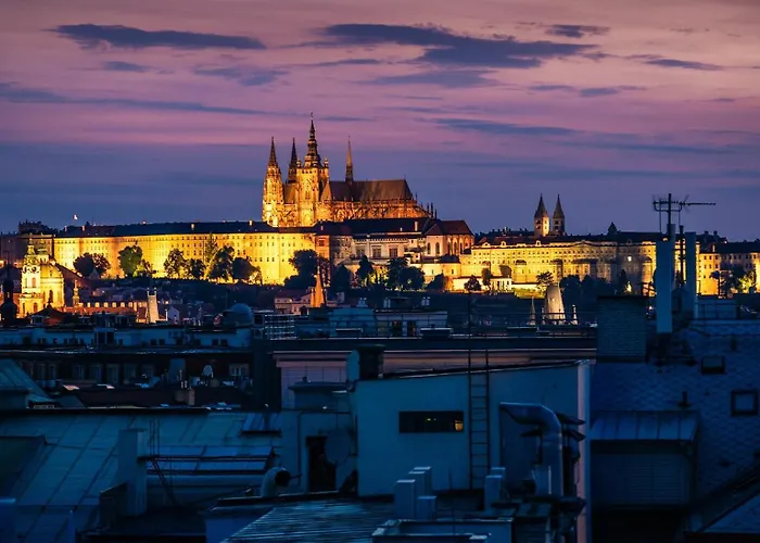 A/c Lux Rooftop 6br+3.5bath Wenceslas Square アパート プラハ