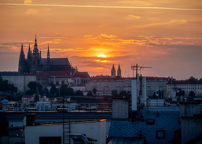 アパート A/c Lux Rooftop 6br+3.5bath Wenceslas Square プラハ