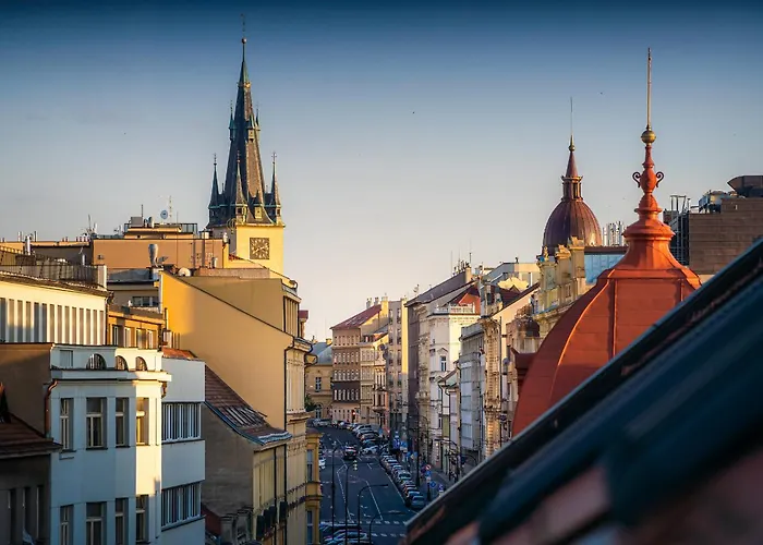 A/c Lux Rooftop 6br+3.5bath Wenceslas Square アパート プラハ