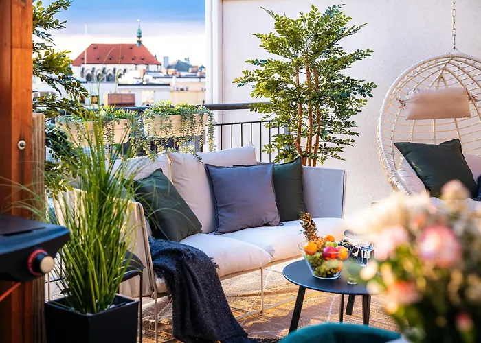 A/c Lux Rooftop 6br+3.5bath Wenceslas Square プラハ