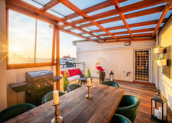 アパート A/c Lux Rooftop 6br+3.5bath Wenceslas Square *