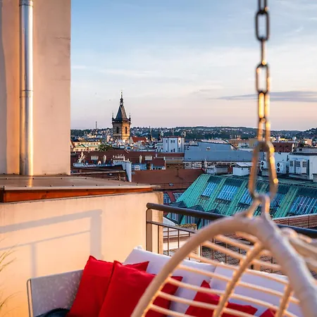 아파트 A/c Lux Rooftop 6br+3.5bath Wenceslas Square 프라하