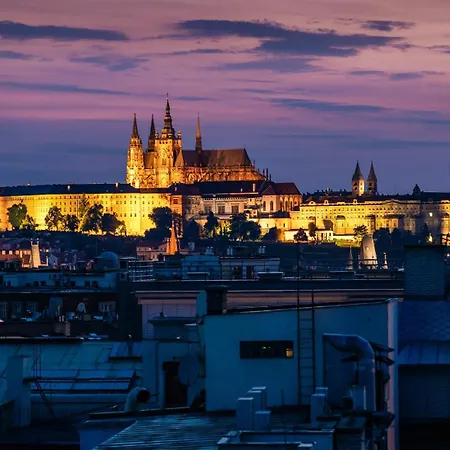 A/c Lux Rooftop 6br+3.5bath Wenceslas Square Daire Prag