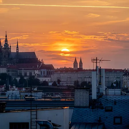 아파트 A/c Lux Rooftop 6br+3.5bath Wenceslas Square 프라하